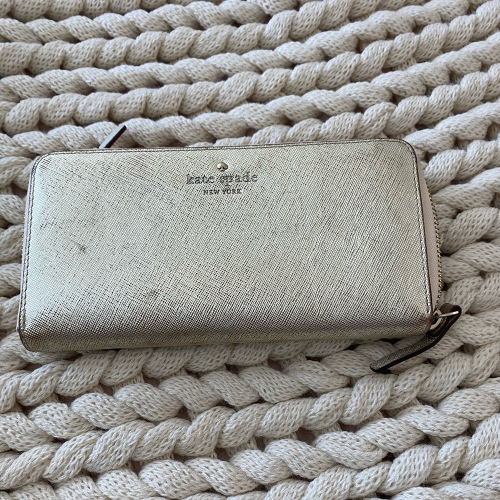 Kate Spade Gold Wallet
